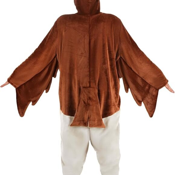 Winnie The Pooh Owl Costume Jumpsuit Halloween Plush Adult Men L, Woman Plus 2X - Picture 3 of 16